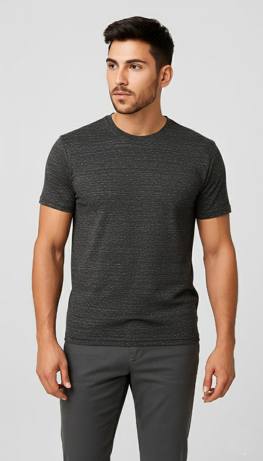 IC4 Men's LuxeFit Solid Tee (Charcoal)