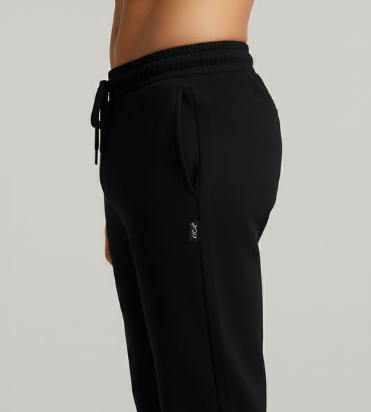 IC4 Men's Versatile Solid Track Pants (Black)