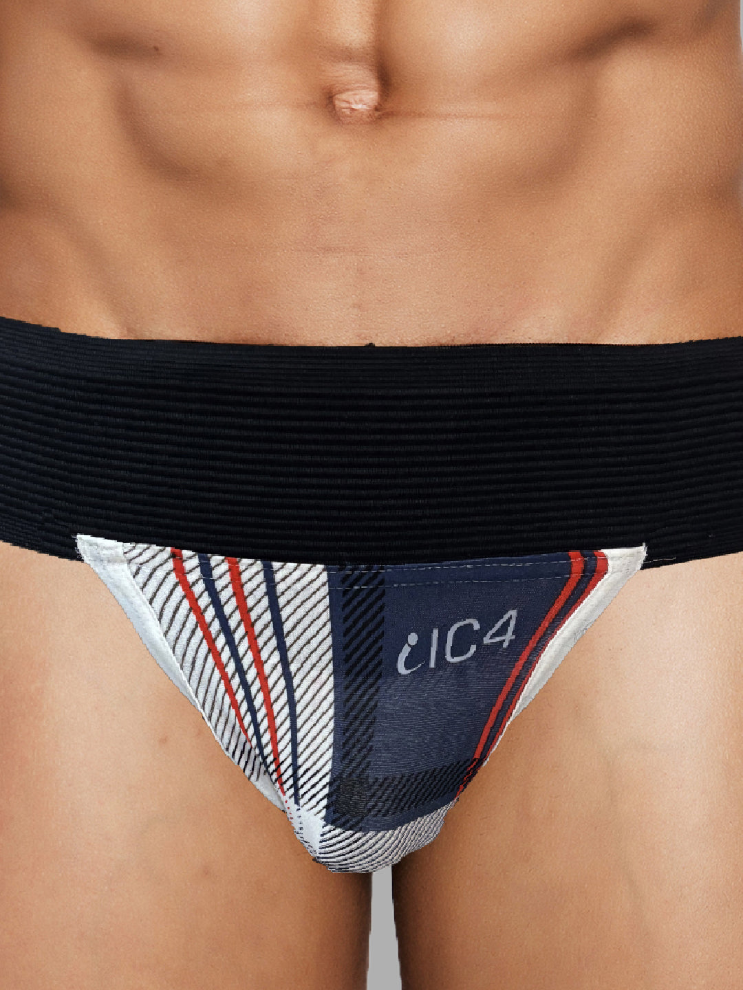IC4 Men's Checks Print Gym Supporter