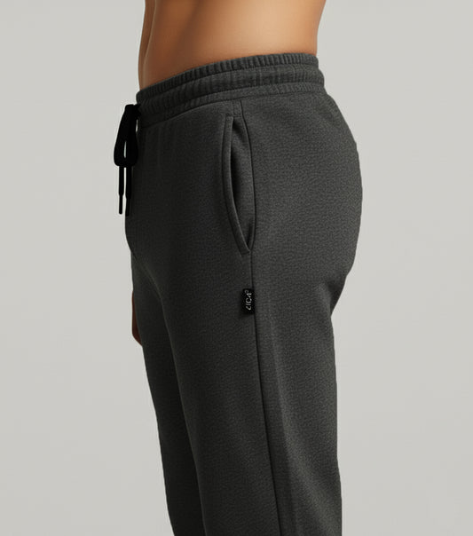 IC4 Men's Versatile Solid Track Pants (Charcoal)