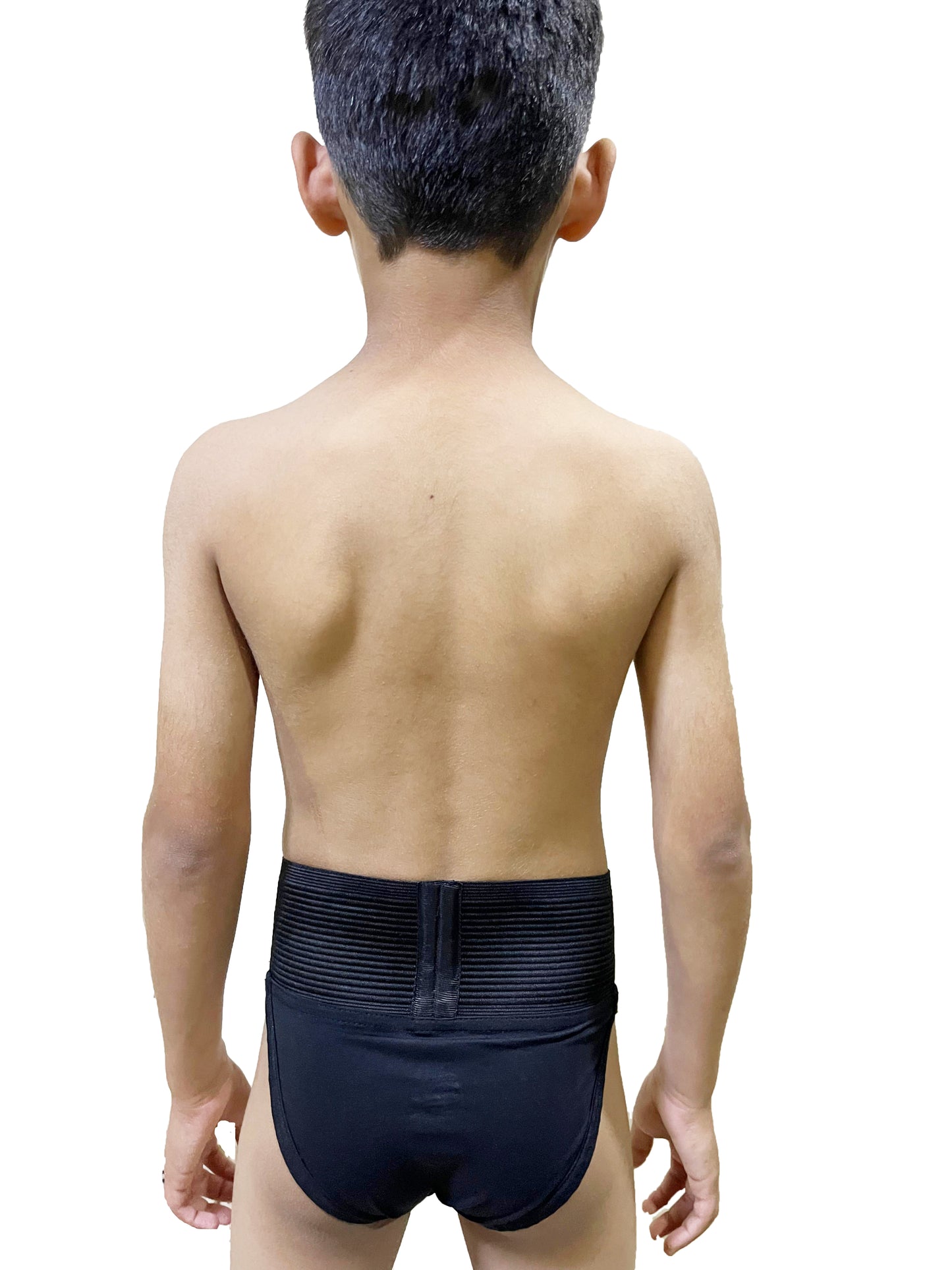 IC4 Boy's Cricket Supporter made in Cotton Elastane fabric - Black