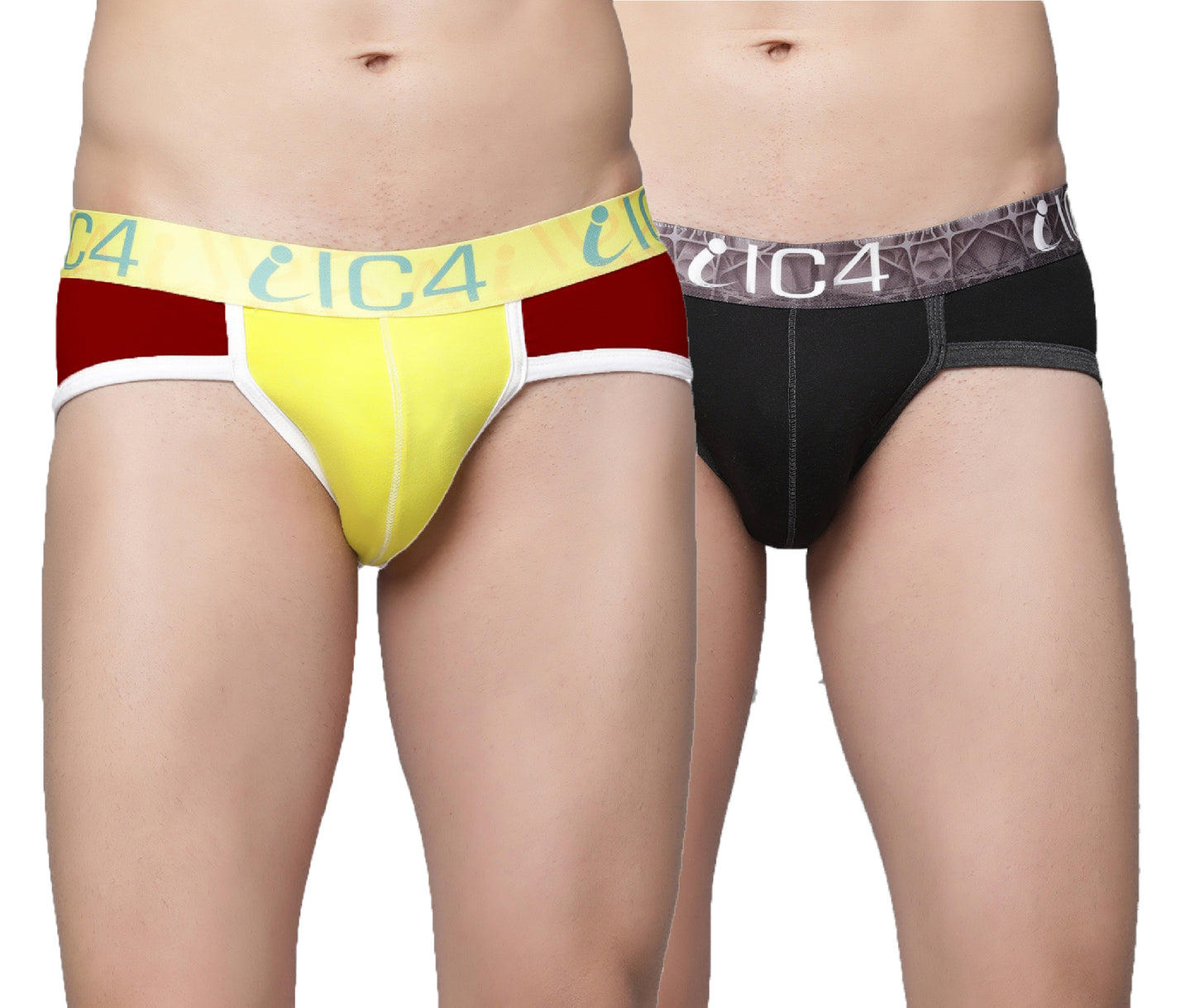 IC4 Men's Fashion Brief Combo Pack of 2
