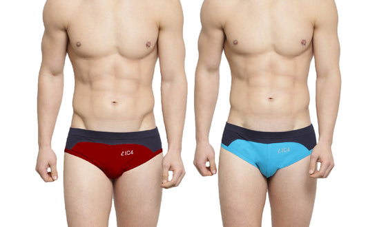 IC4 Men's Flaunt Brief Combo Pack of 2