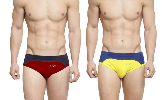 IC4 Men's Flaunt Brief Combo Pack of 2