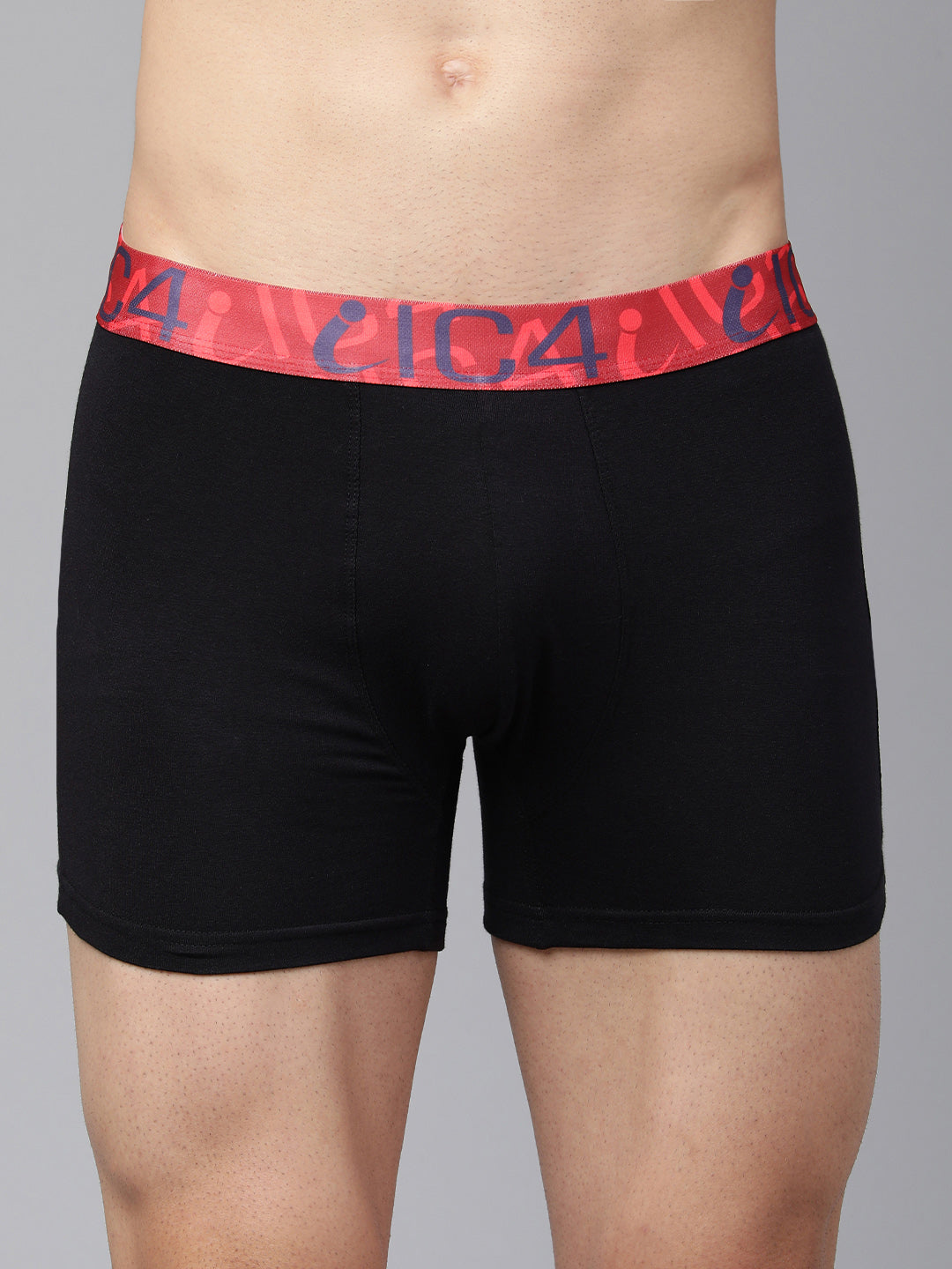 IC4 Men's Cotton Elastane Classic Trunk Combo Pack of 2