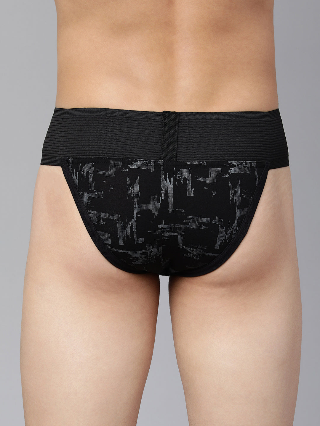 IC4 Men's Gym Printed Supporter Combo Pack of 2 Made in Cotton Elastane Fabric