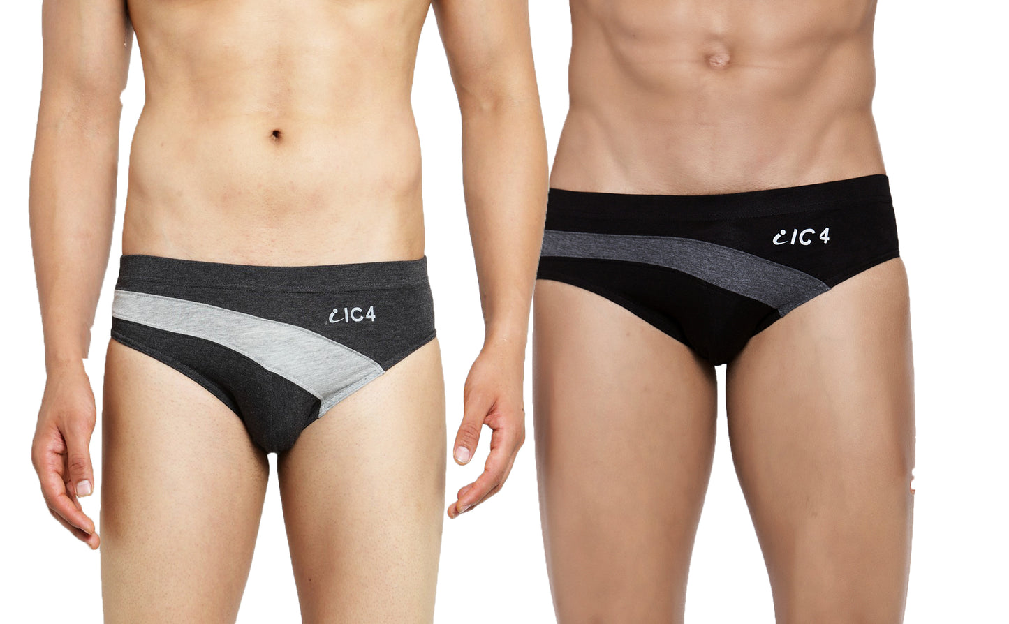 IC4 Men's Vogue Brief Combo Pack of 2