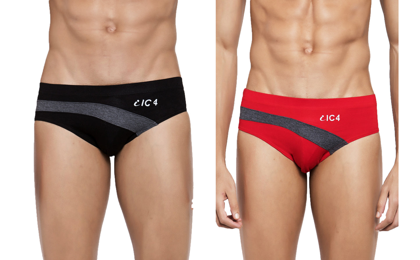IC4 Men's Vogue Brief Combo Pack of 2