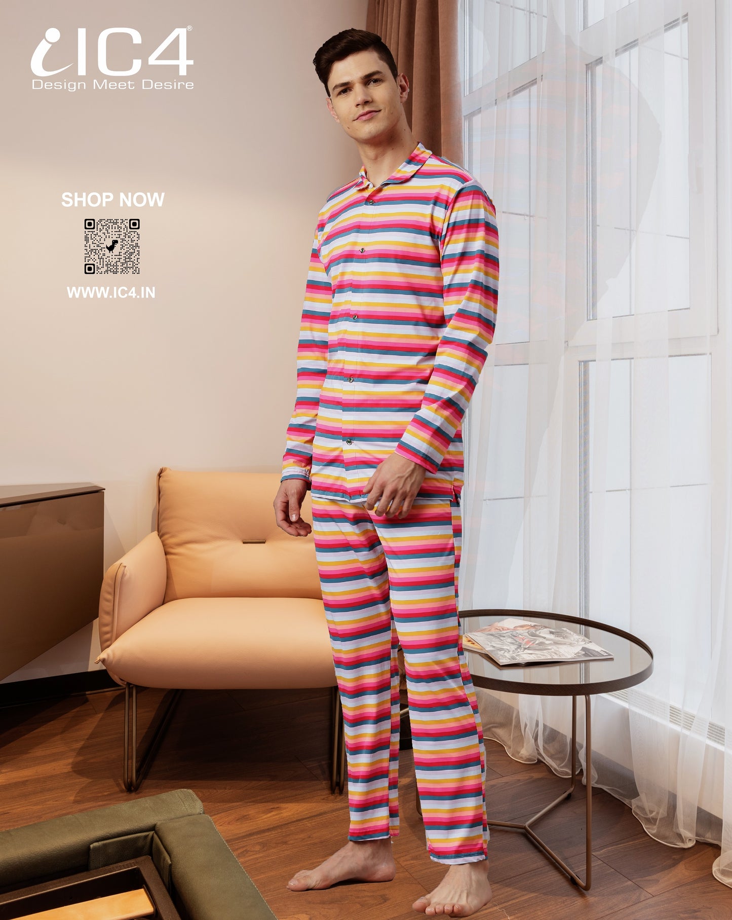 IC4 Men's Tactel Night suit