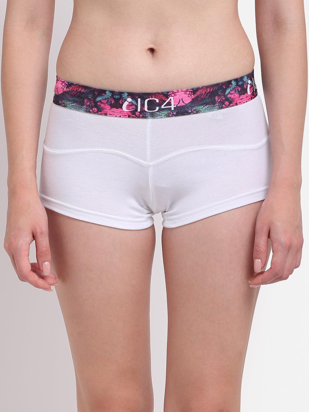 IC4 Women's Cotton Elastane Fashion Boyshorts