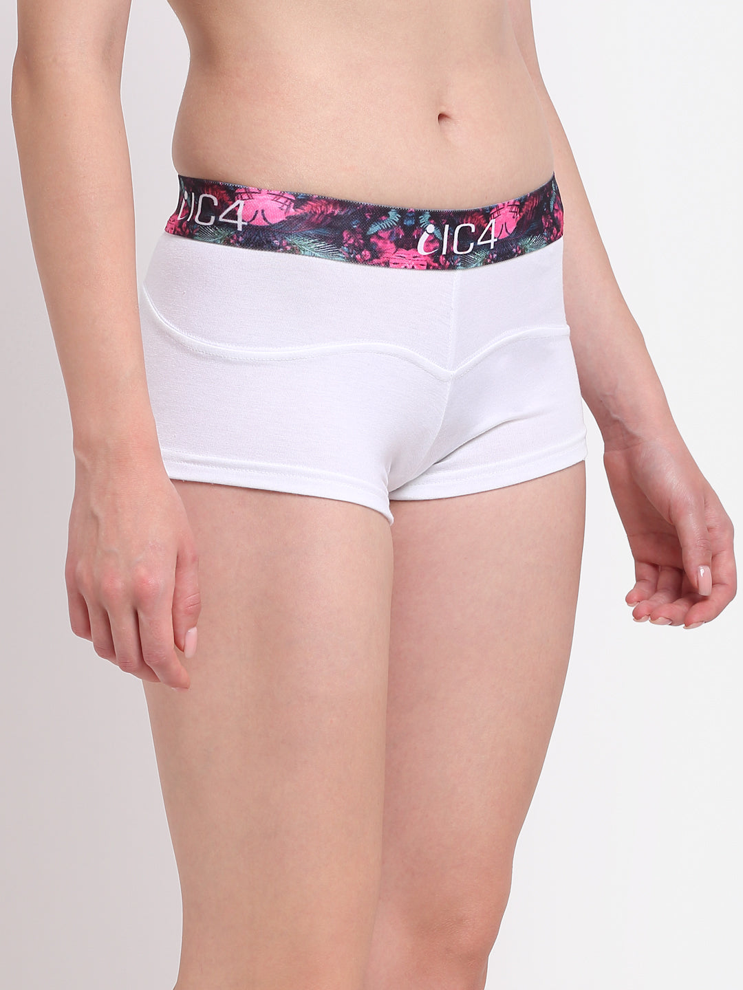IC4 Women's Cotton Elastane Fashion Boyshorts