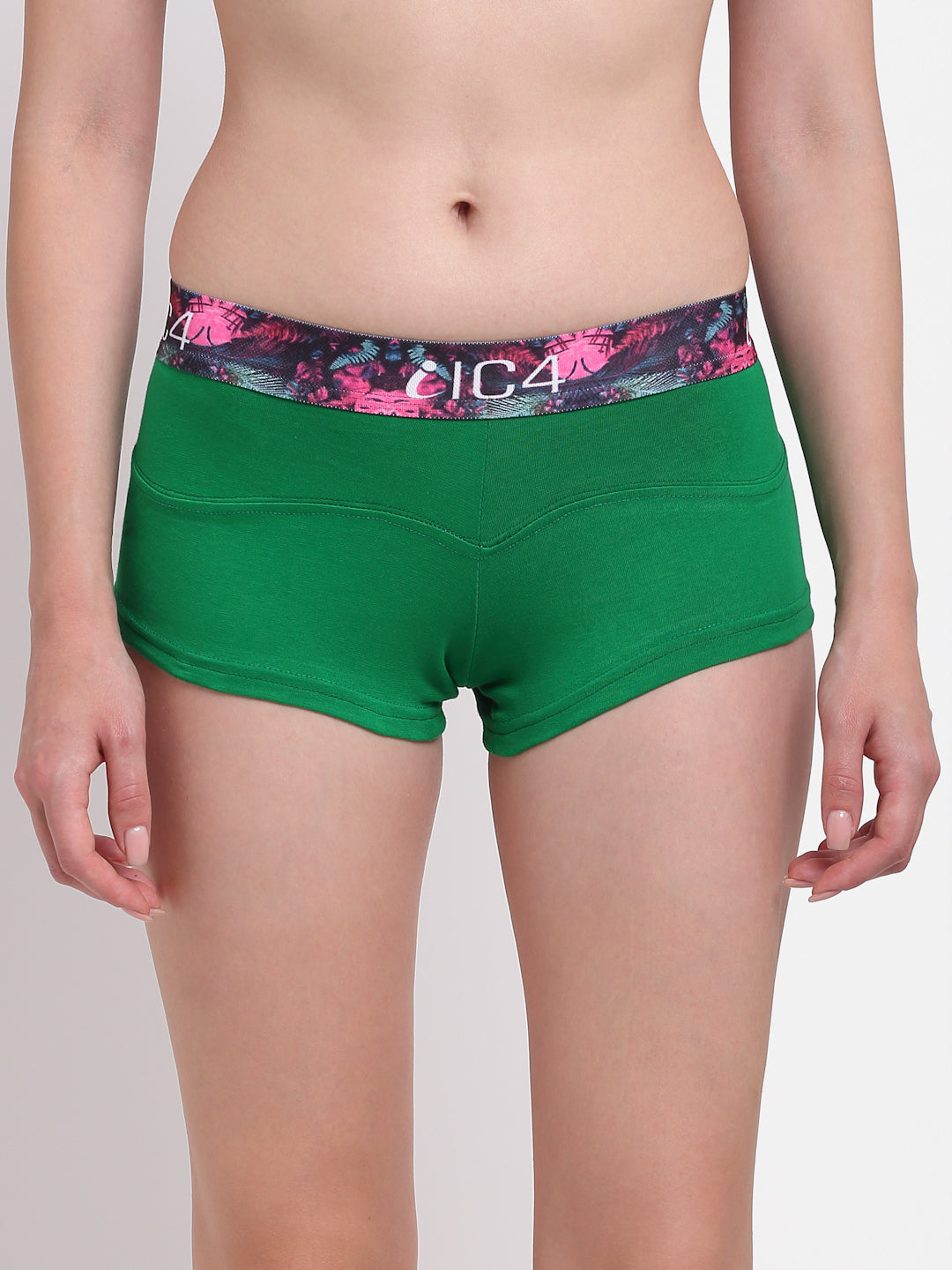 IC4 Women's Cotton Elastane Fashion Boyshorts