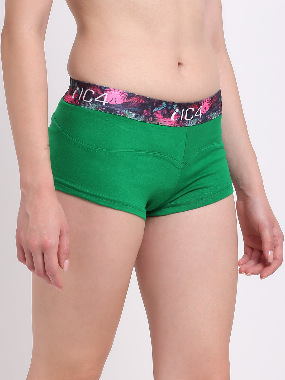 IC4 Women's Cotton Elastane Fashion Boyshorts