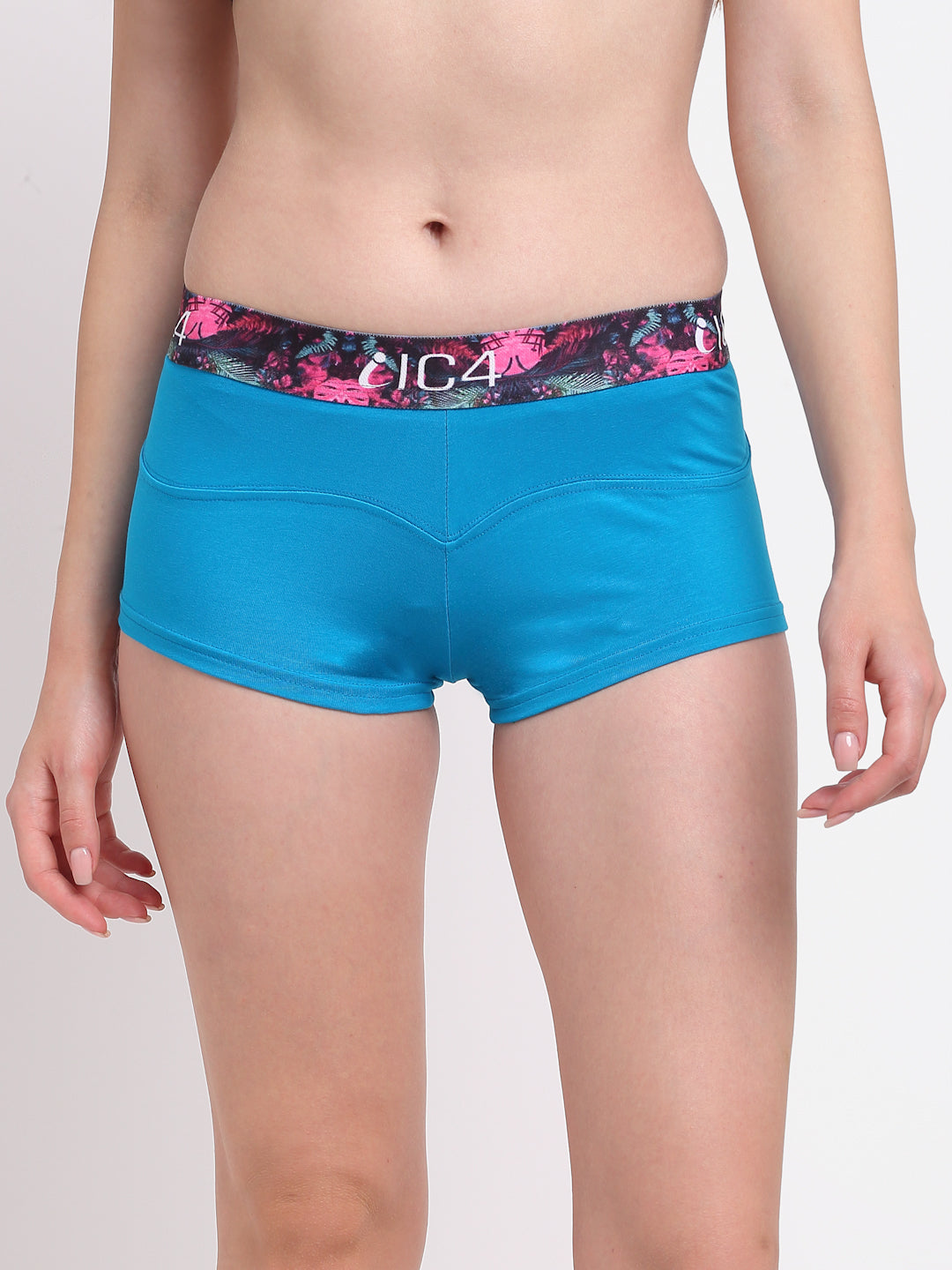 IC4 Women's Cotton Elastane Fashion Boyshorts