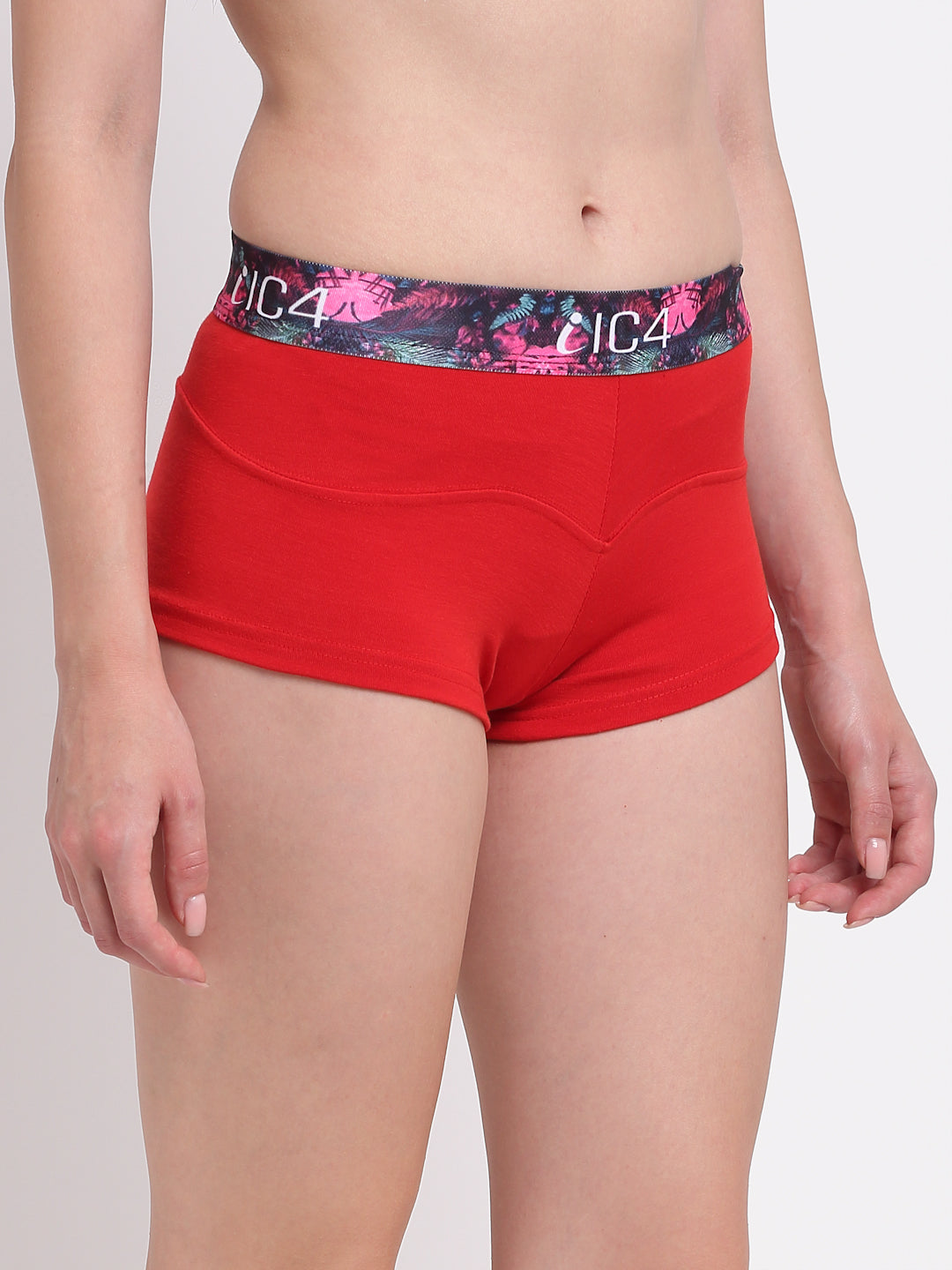 IC4 Women's Cotton Elastane Fashion Boyshorts