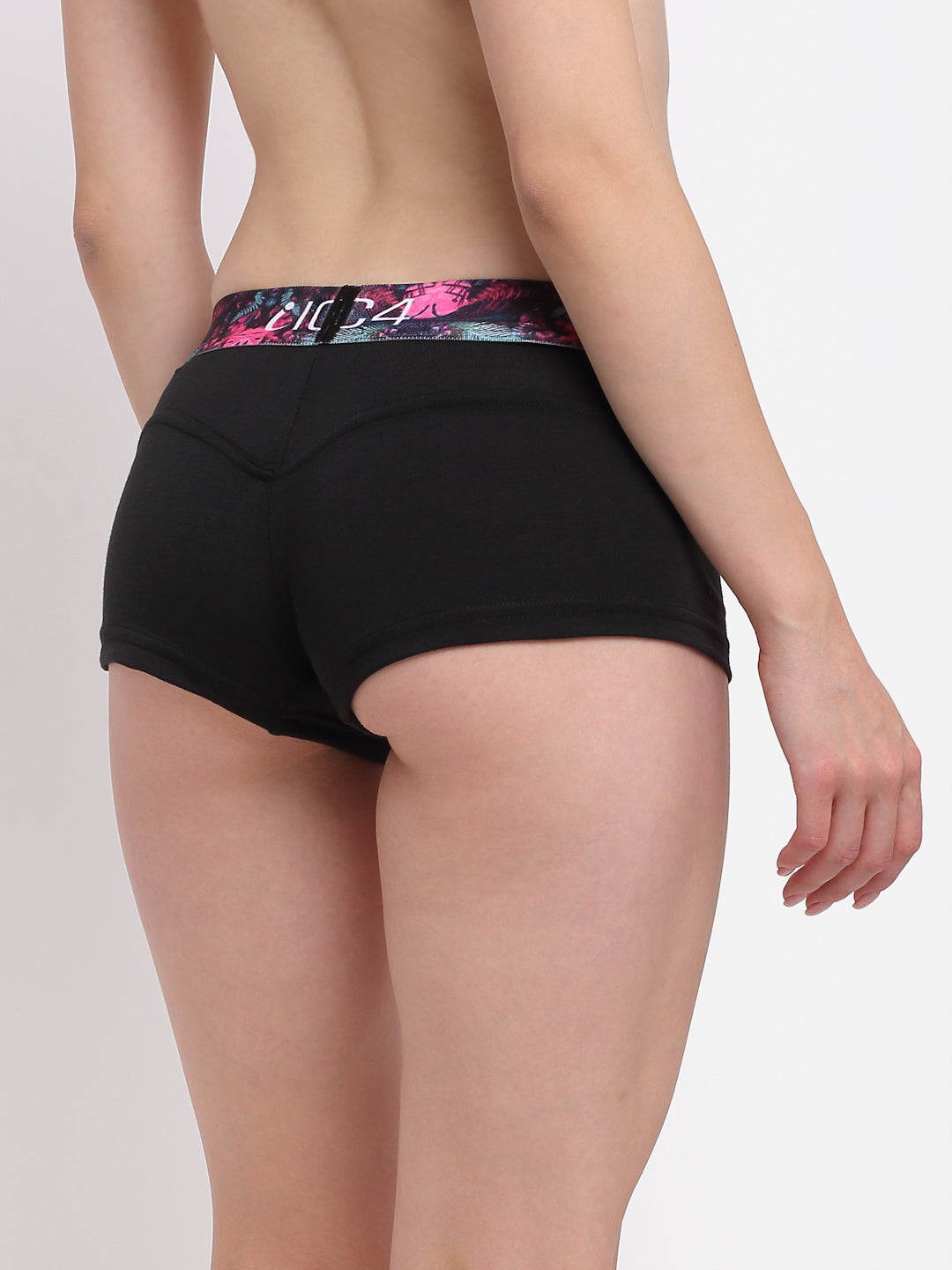 IC4 Women's Cotton Elastane Fashion Boyshorts