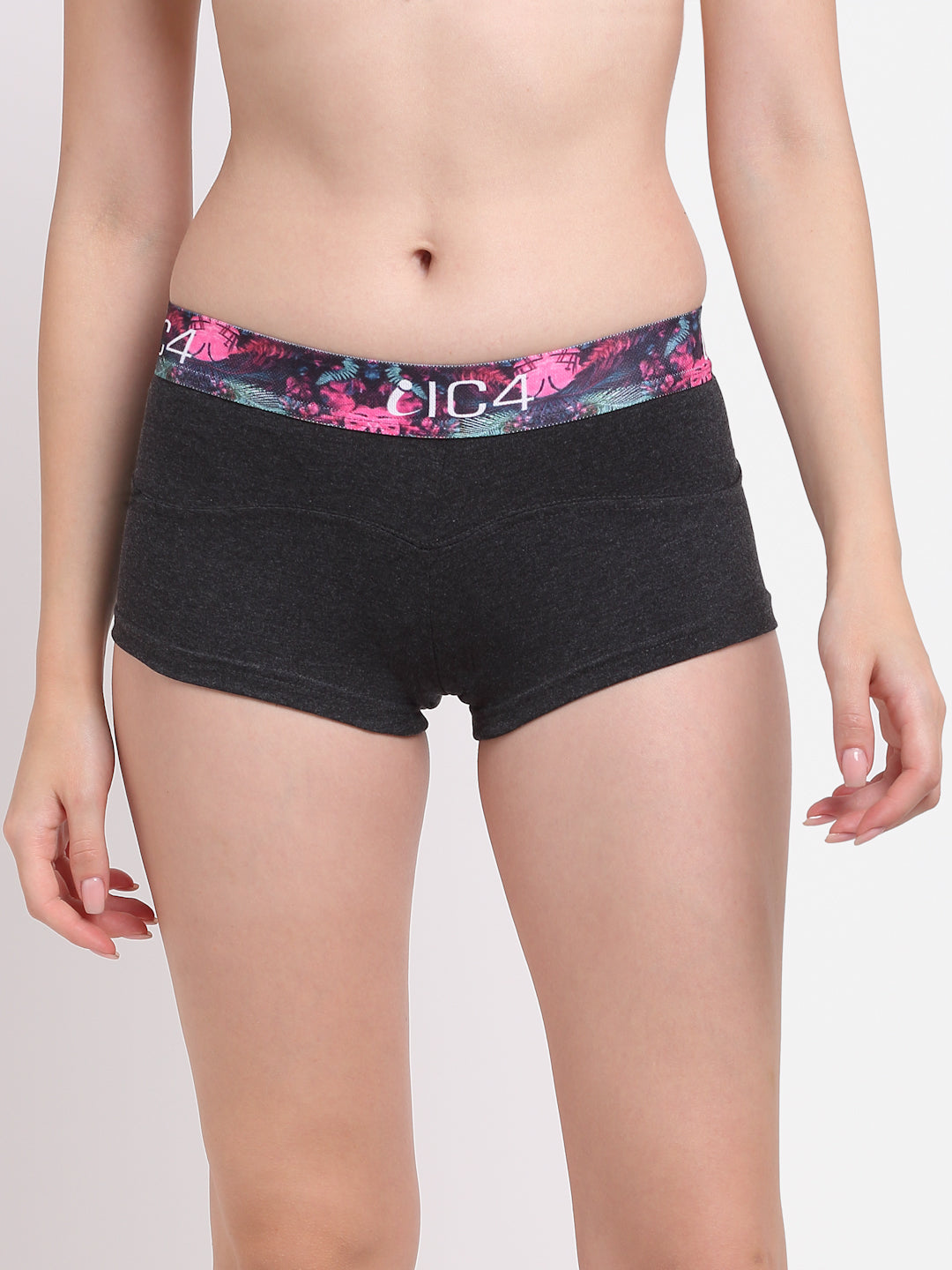 IC4 Women's Cotton Elastane Fashion Boyshorts