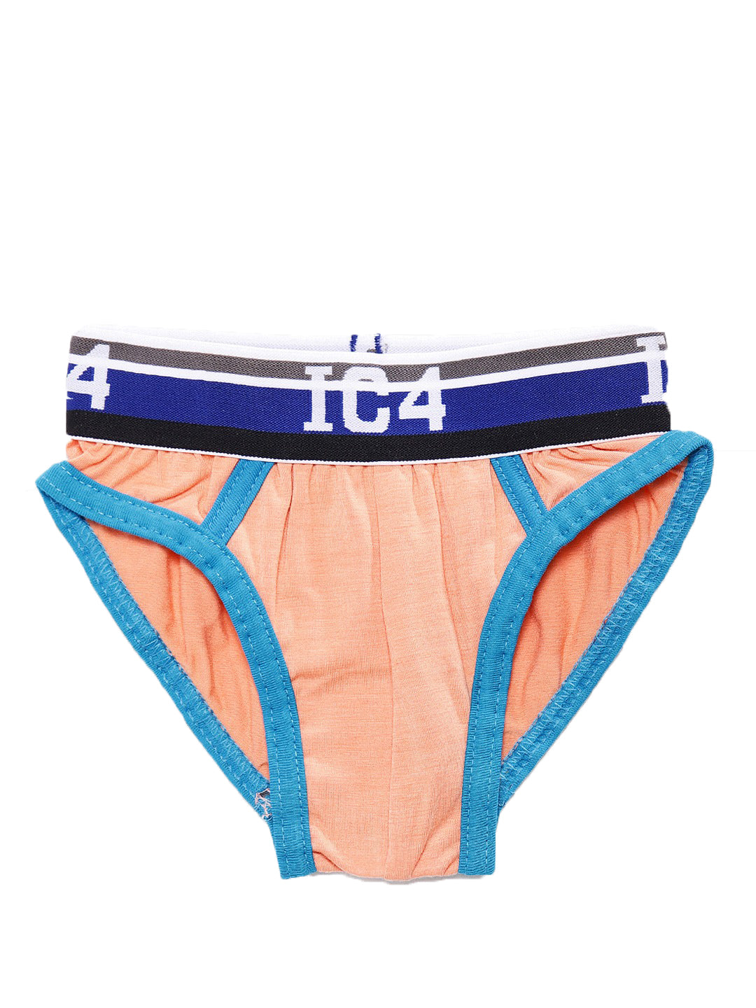 IC4 Boy's Cotton Elastane Brief Orange Combo Pack of 3