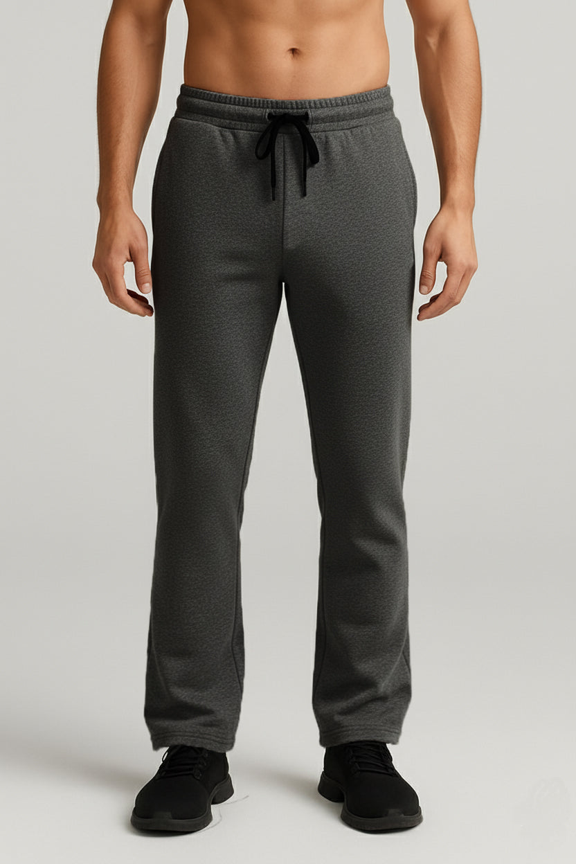 IC4 Men's Versatile Solid Track Pants (Charcoal)