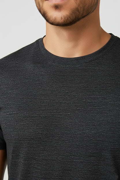 IC4 Men's LuxeFit Solid Tee (Charcoal)
