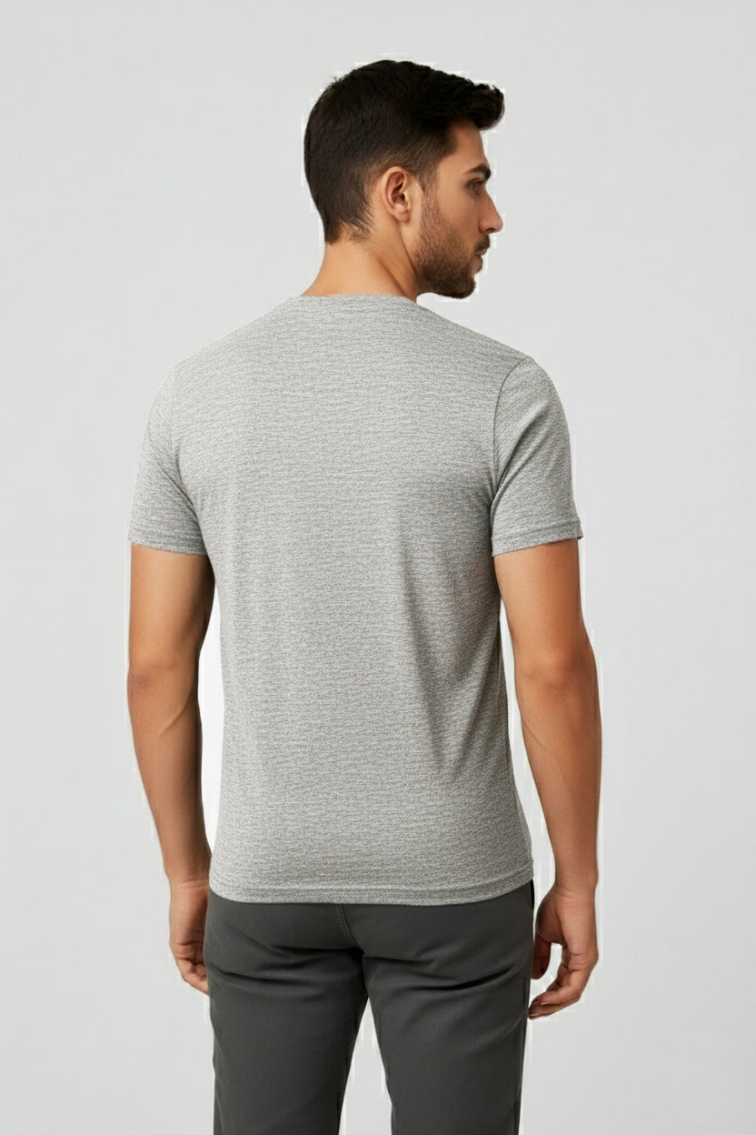IC4 Men's LuxeFit Solid Tee (Grey)