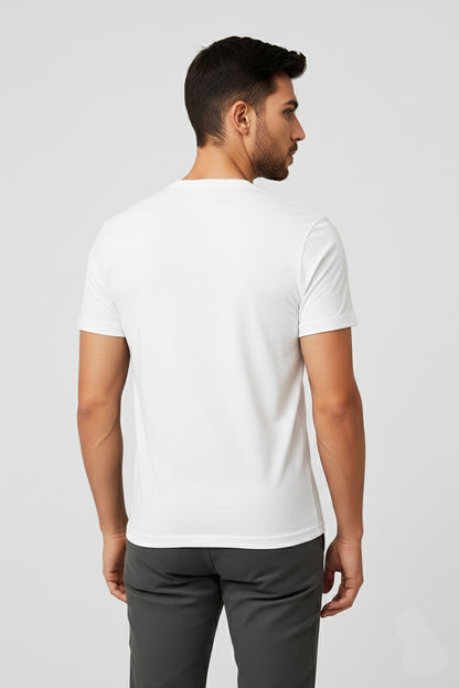 IC4 Men's LuxeFit Solid Tee (White)