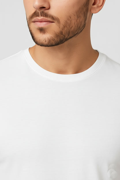 IC4 Men's LuxeFit Solid Tee (White)