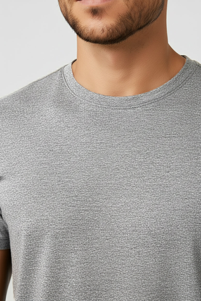 IC4 Men's LuxeFit Solid Tee (Grey)
