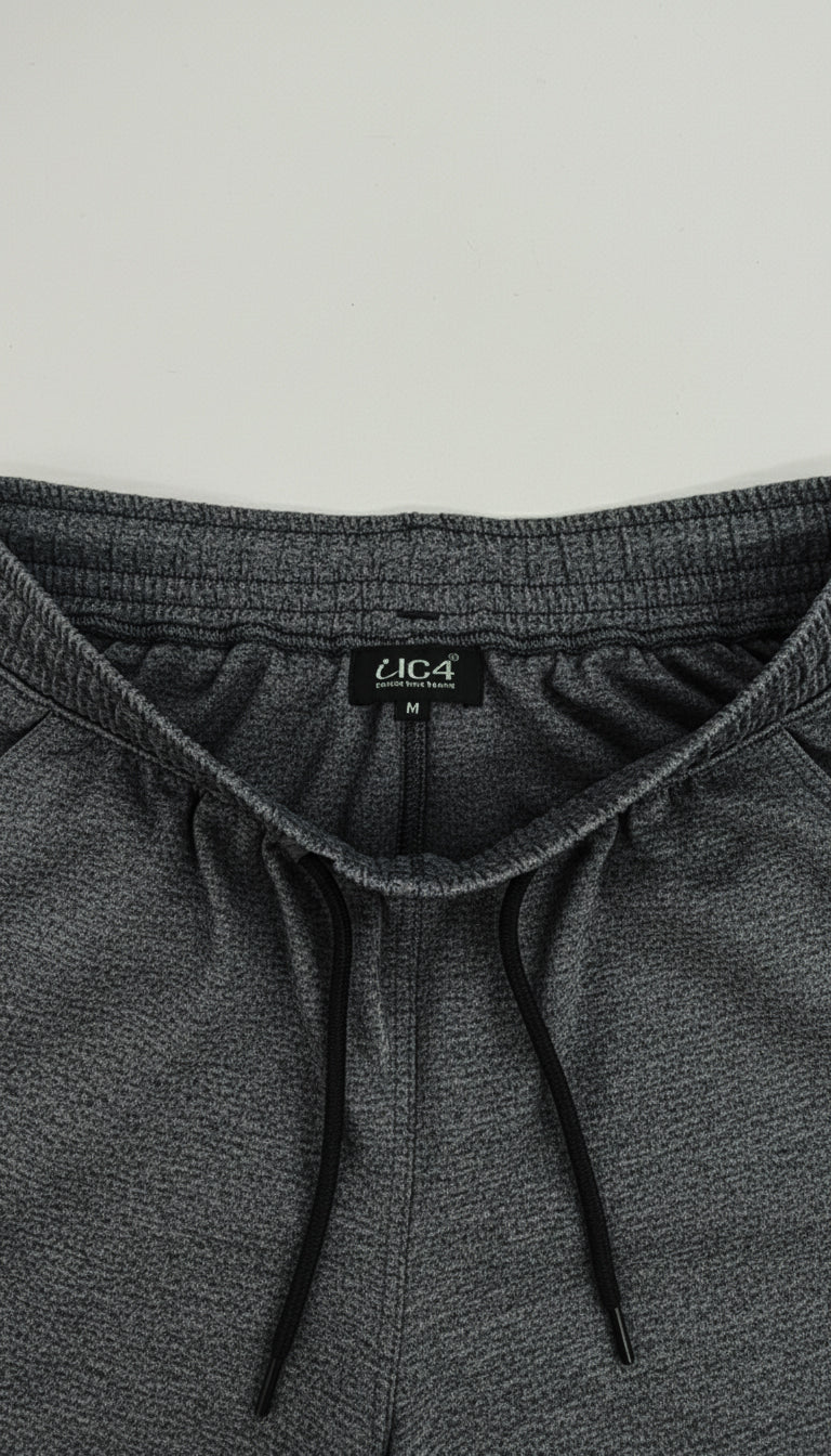 IC4 Men's Versatile Solid Track Pants (Charcoal)