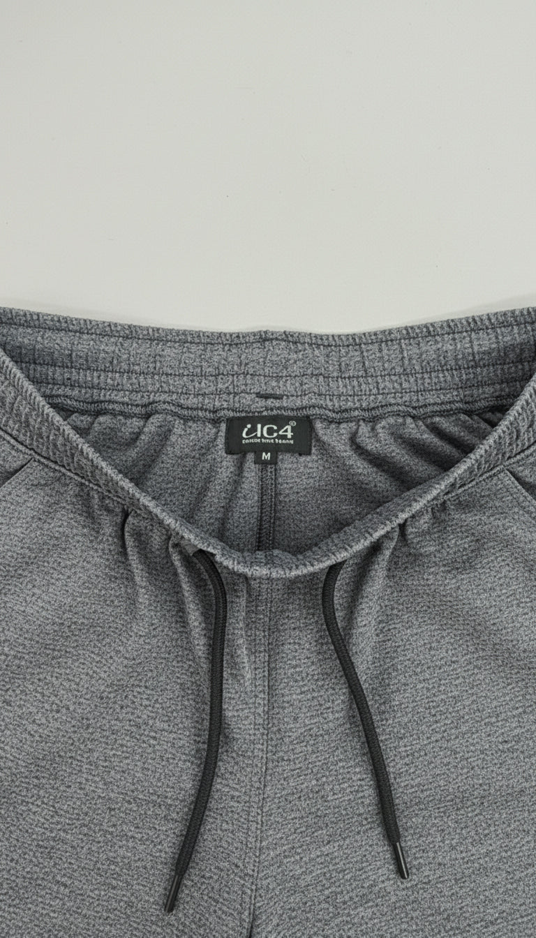 IC4 Men's Versatile Solid Track Pants (Grey)