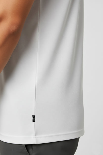 IC4 Men's LuxeFit Solid Tee (White)