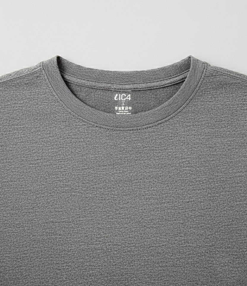IC4 Men's LuxeFit Solid Tee (Grey)