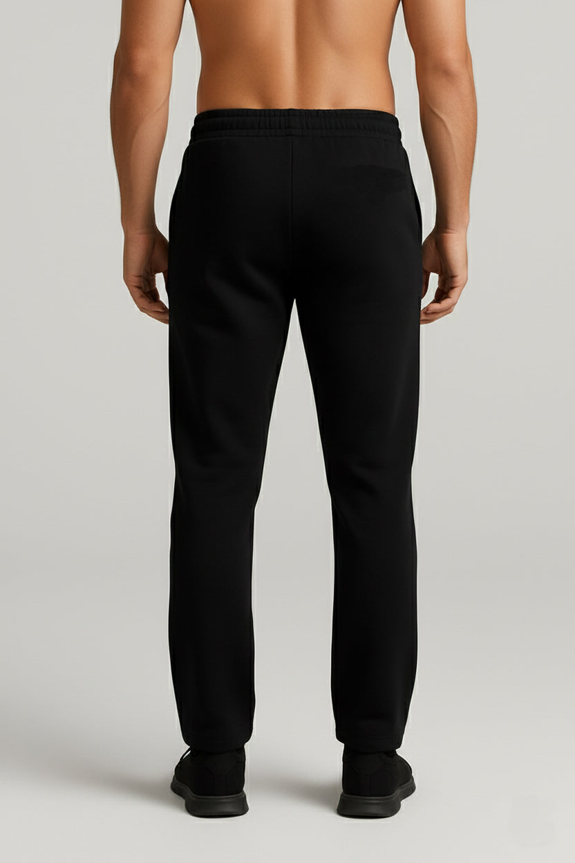 IC4 Men's Versatile Solid Track Pants (Black)