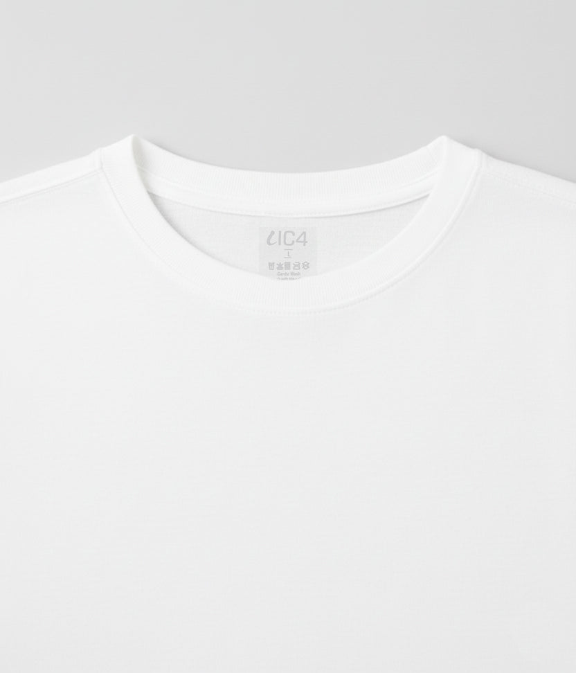 IC4 Men's LuxeFit Solid Tee (White)