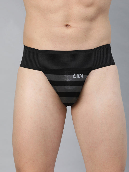 IC4 Men's Cotton Striped Gym Supporter