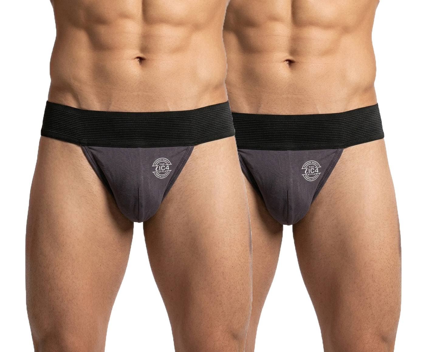 IC4 Men's Premium Modal Cricket & Gym Supporter Combo Pack of 2 | Luxury Sports Innerwear