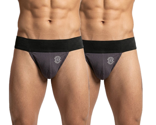 IC4 Men's Premium Modal Cricket & Gym Supporter Combo Pack of 2 | Luxury Sports Innerwear