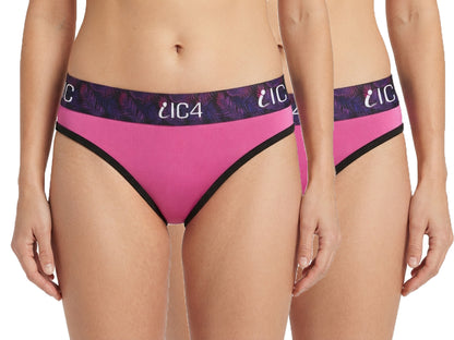 IC4 Women's Solid Hipster Combo Pack of 2