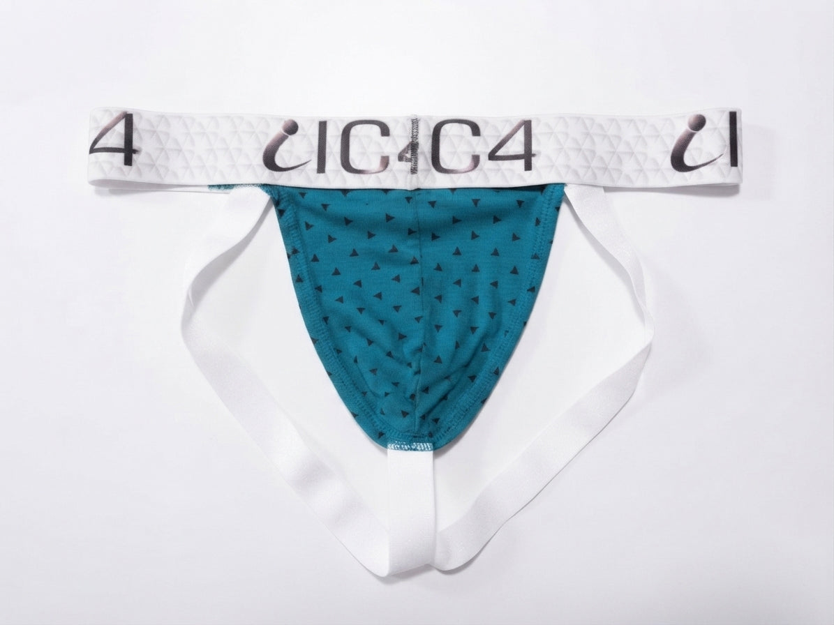 IC4 Men's Printed Jockstrap Brief Combo Pack of 2