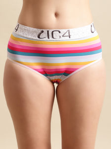 IC4 Women's Tactel Striped Hipster
