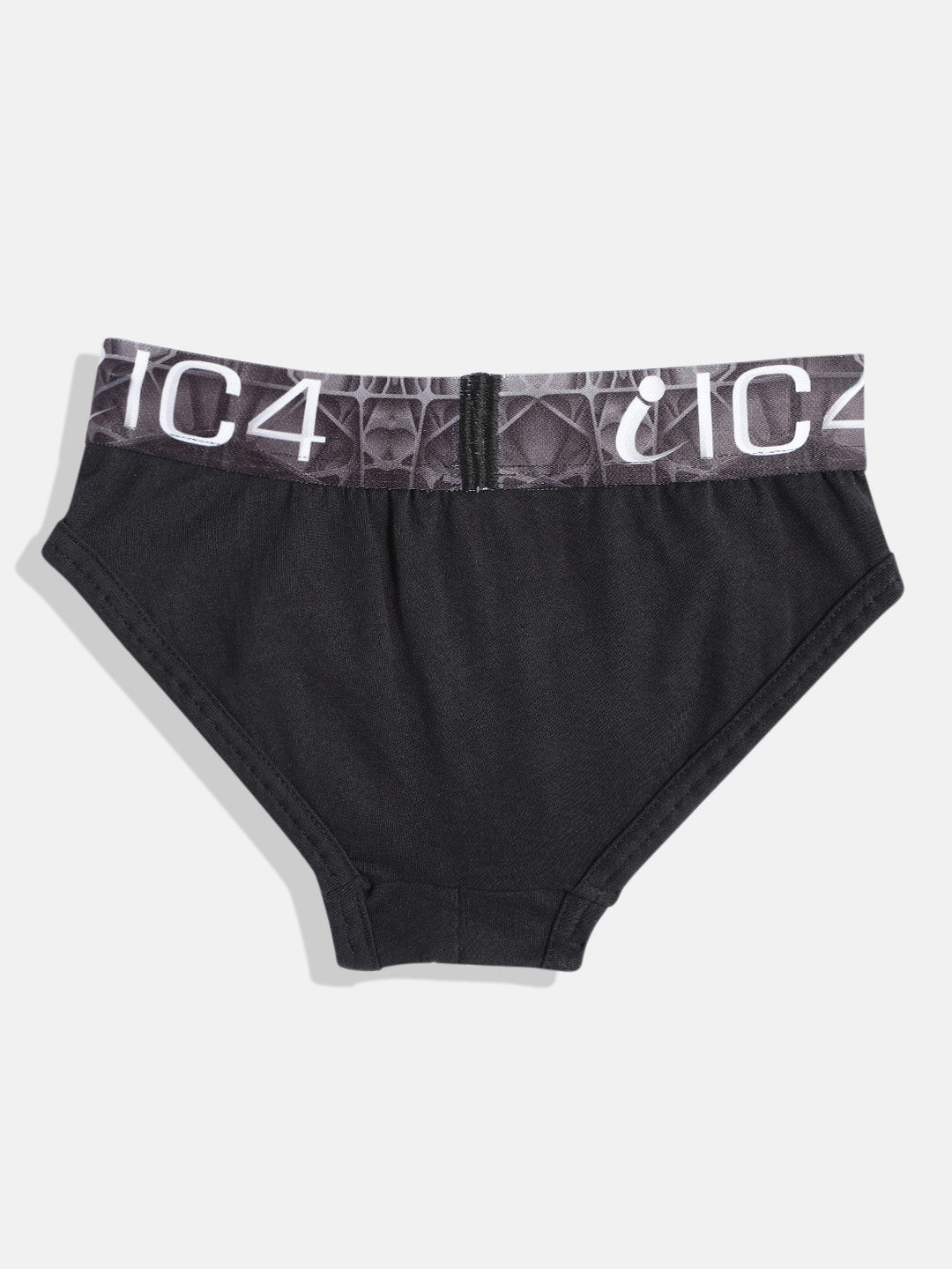IC4 Boys Fashion Brief Combo Pack of 2 Black