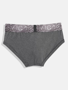 IC4 Boys Fashion Brief Combo Pack of 2 Charcoal