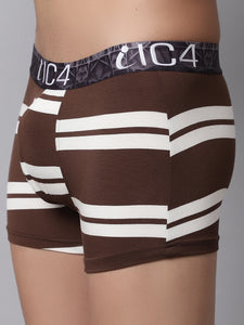 IC4 Men's Modal Elastane stripe Trunk Combo Pack of 2