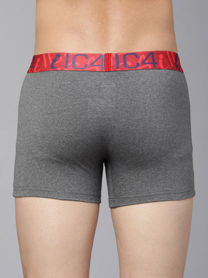 IC4 Men's Cotton Elastane Classic Trunk Combo Pack of 2