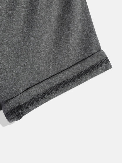 IC4 Boy's Cotton Elastane Fashion Trunk Combo Pack of 2, Charcoal Color
