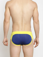 Load image into Gallery viewer, IC4 Men&#39;s Flaunt Brief - Royal blue-Yellow

