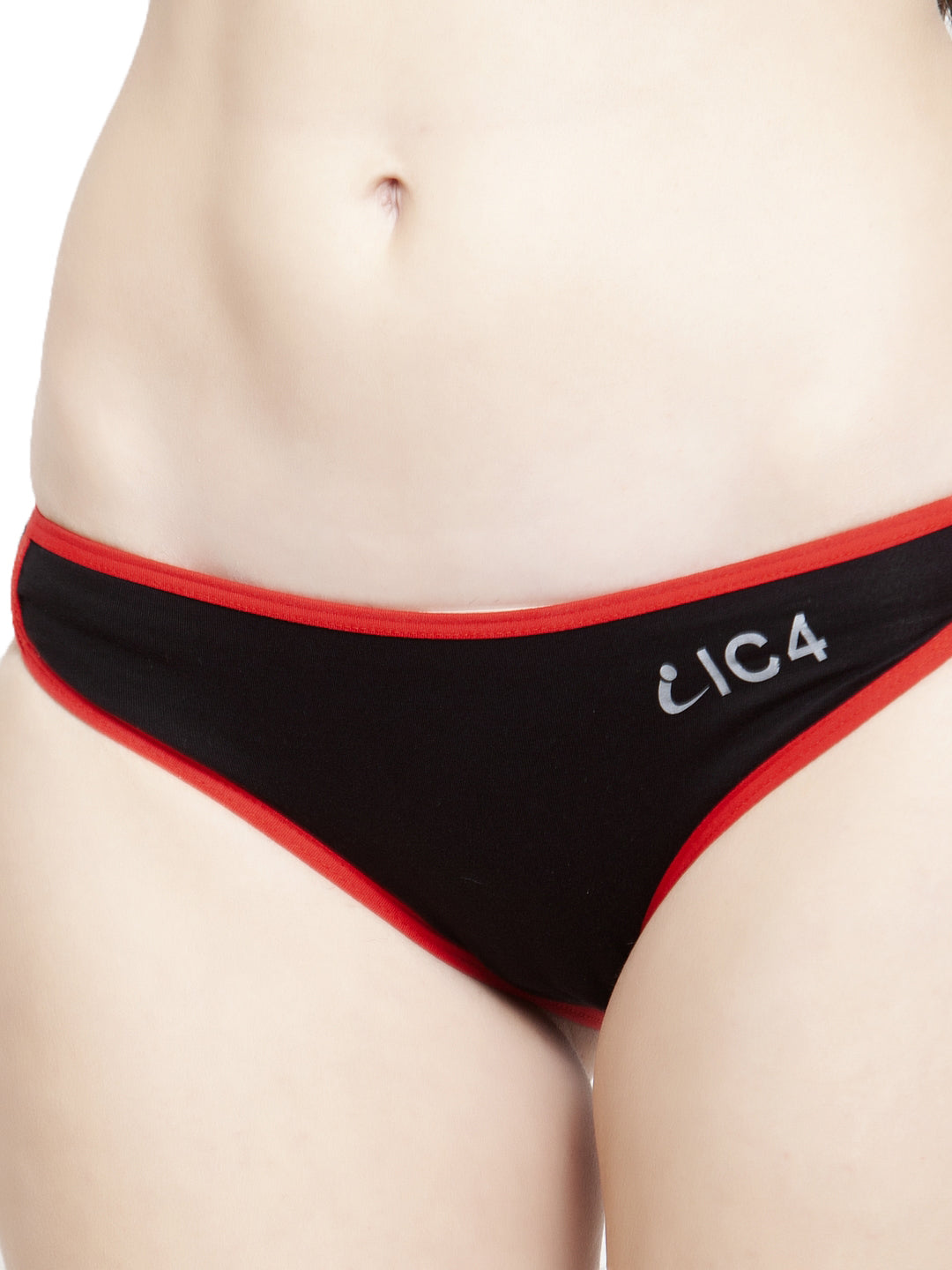 IC4 Women's Cotton Elastane Bikini Brief