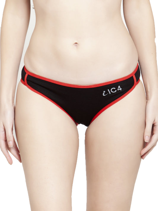 IC4 Women's Cotton Elastane Bikini Brief