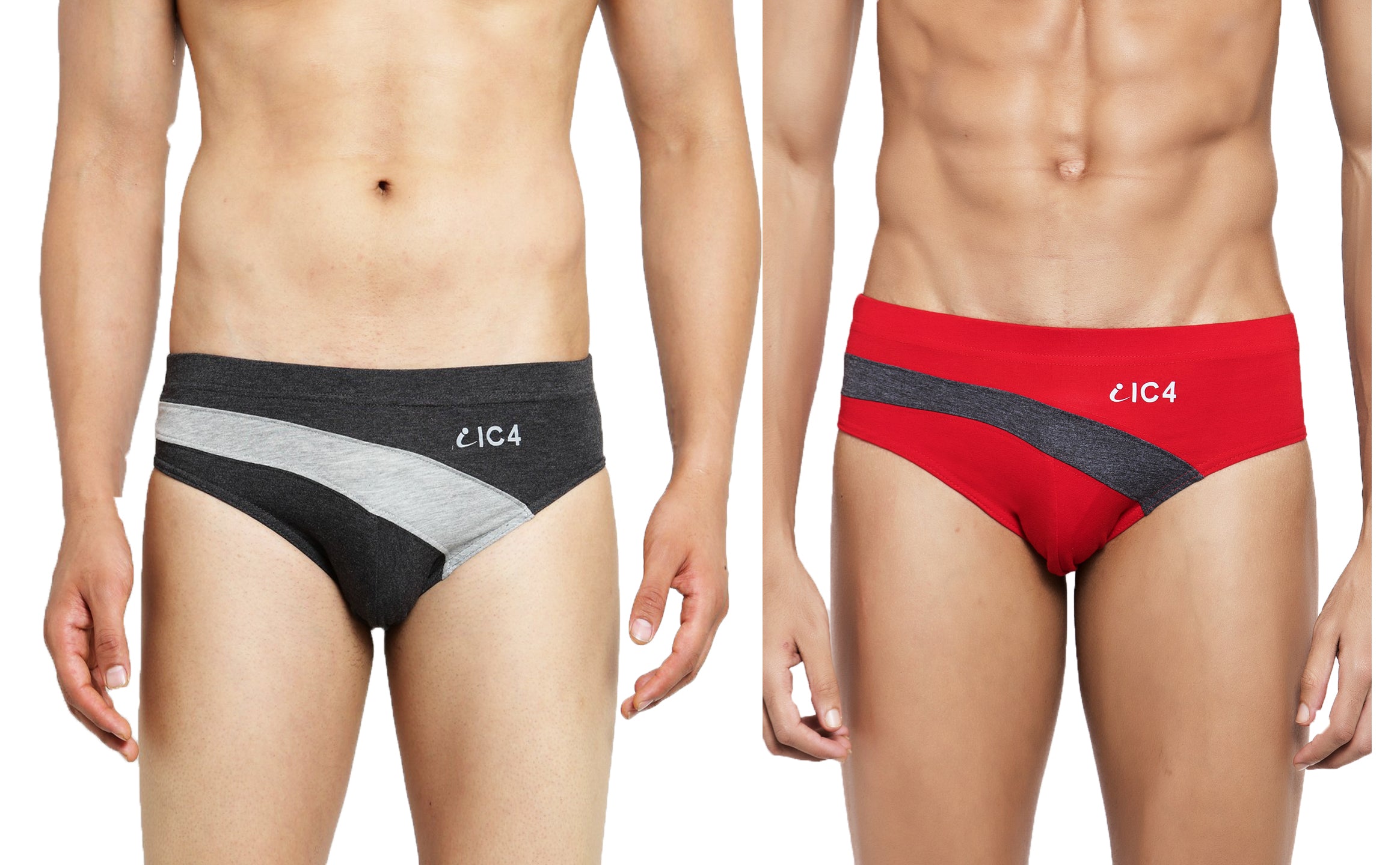 IC4 Men's Vogue Brief Combo Pack of 2