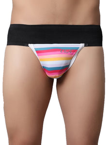 IC4 Men's Tactel stripe Gym Supporter - Multi